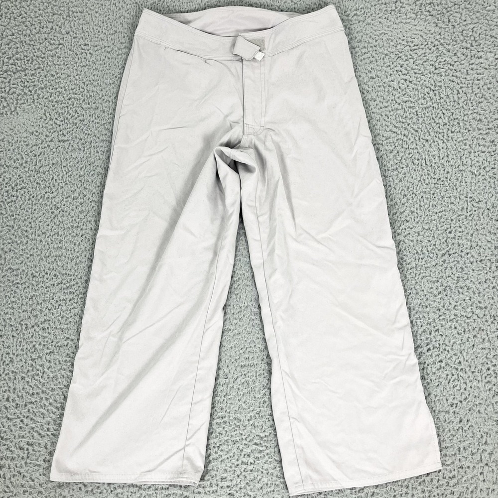 Patagonia Pants Womens 6 Gray Relaxed Wide Leg Capri Lightweight Travel‎ Casual